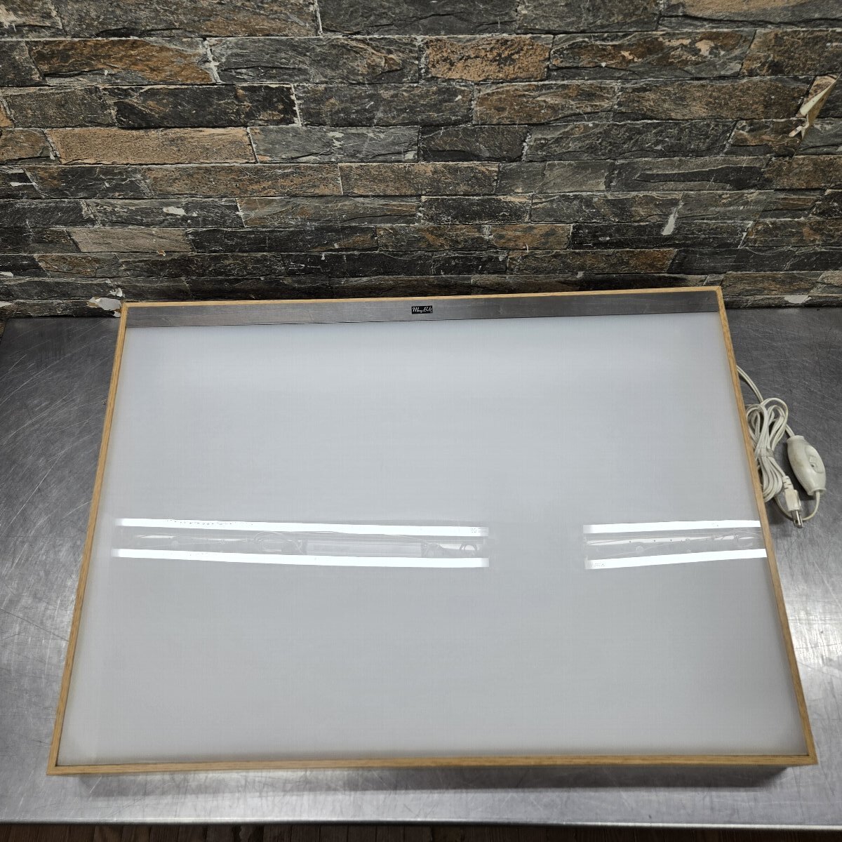 ♪♪5f036 内田洋行 トレース台 A-2 卓上式 60Hz W700×500 20W 製図 アート♪♪拍卖