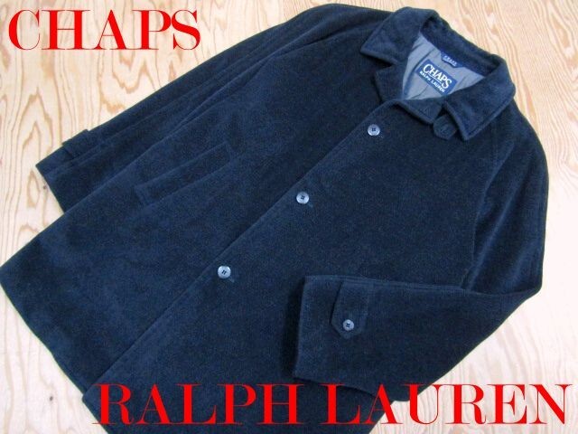★CHAPS ラルフローレン RalphLauren★メンズ アンゴラ混 ステンカラーウールコート★R70720016A拍卖