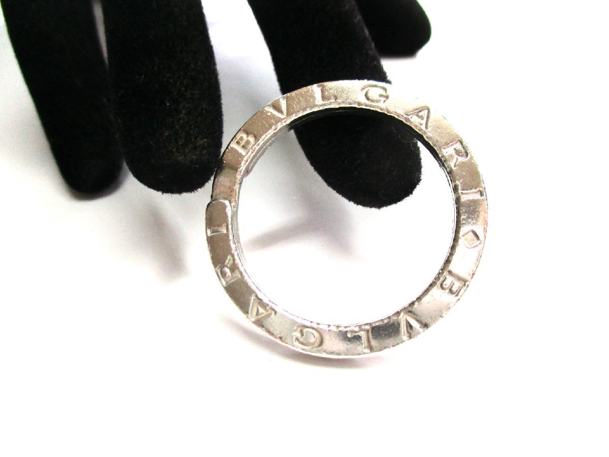★とちぎ屋!【BVLGARI】ブルガリ・ブルガリ キーリング SILVER 清楚な逸品!!定価¥46200★拍卖