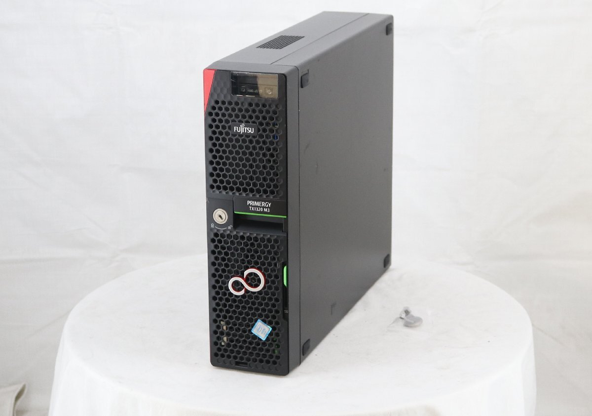 最終出品! FUJITSU PYT1323ZD4 PRIMERGY TX1320 M3 Xeon E3-1220 v6 3.00GHz 8GB■現状品拍卖