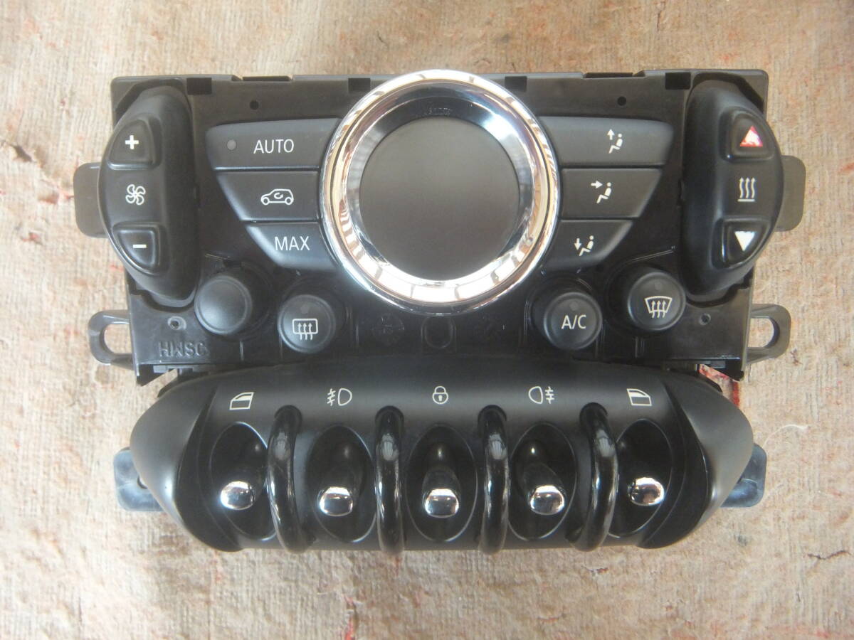 (BMW ミニ クーパーS SV16 R56 後期) エアコンスイッチ パワーウインドウ ★拍卖