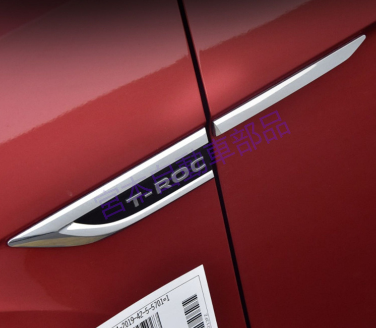 フォルクスワーゲン オリジナルドアサイドウィング VW T-ROC ホイール ステッカー バッジ エンブレム 外装パーツ ガーニッシュ 2018-2025年拍卖