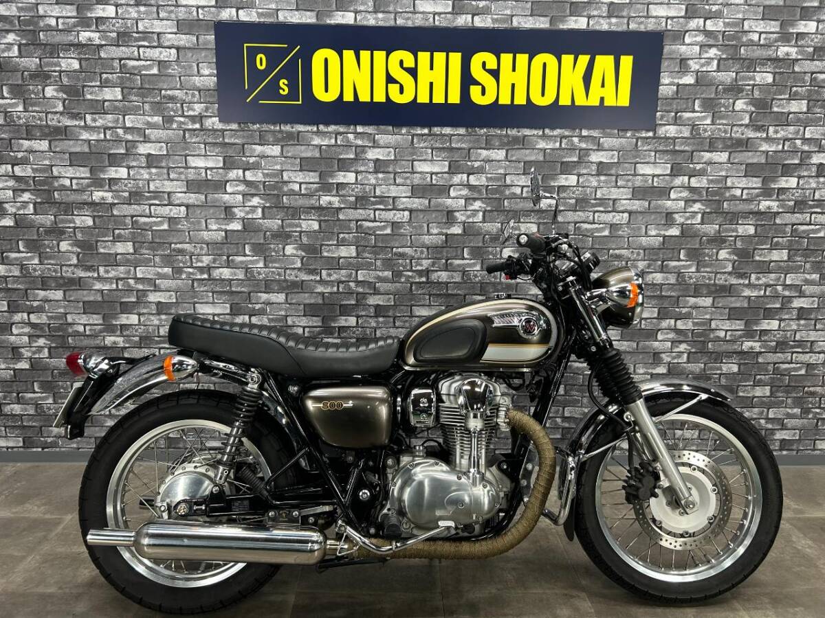 ☆カワサキ W800 ワイバーンマフラー エンジンガード 大阪から 大西商会拍卖