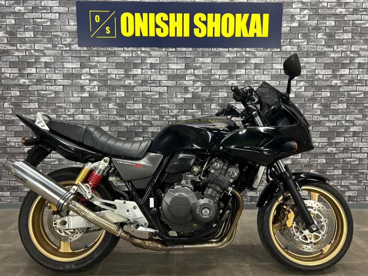 ☆ホンダ CB400Super ボルドール VTEC Revo WR’Sマフラー シフトインジケーター 大阪から 大西商会拍卖