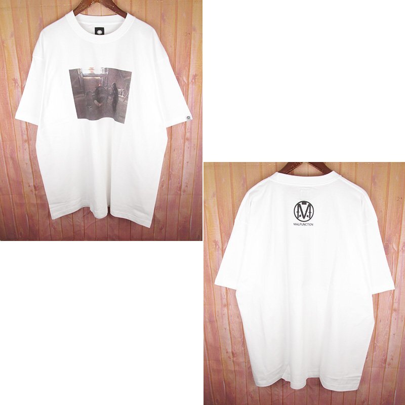 LST12287 MALFUNCTION マルファンクション MIXER TEE ミクサー Tシャツ MAL251T003 ホワイト XL 未使用(クリックポスト可)拍卖