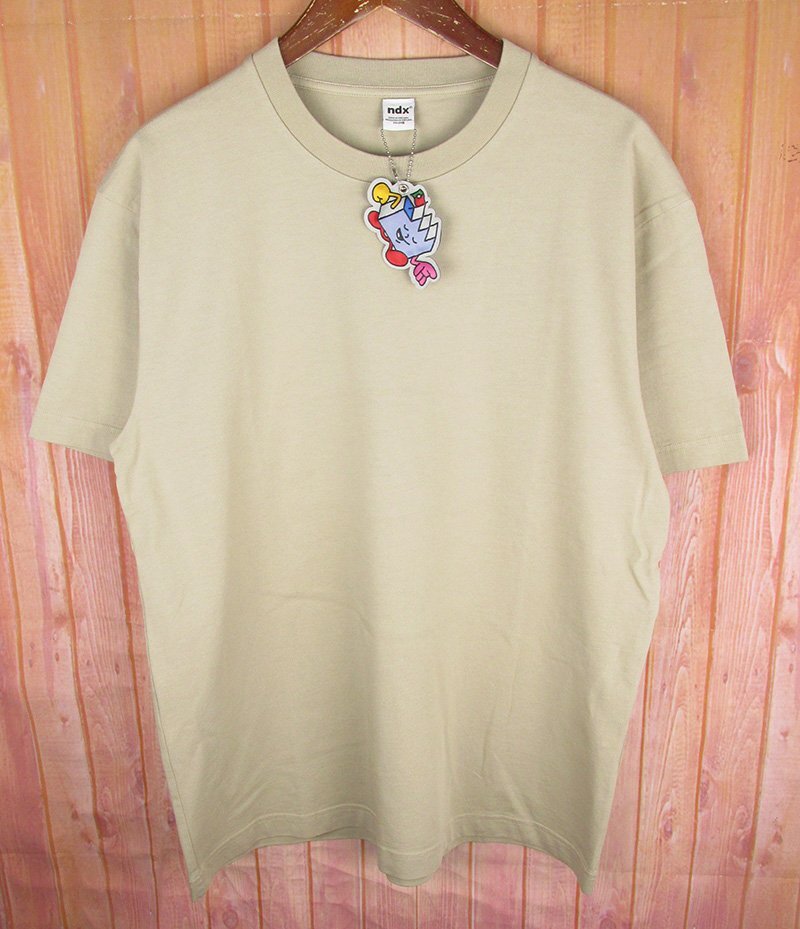 LST12326 NBX エヌディーエックス boxy t-shirt ボクシー Tシャツ BE-23-8408-C burnt sand M 未使用(クリックポスト可)拍卖