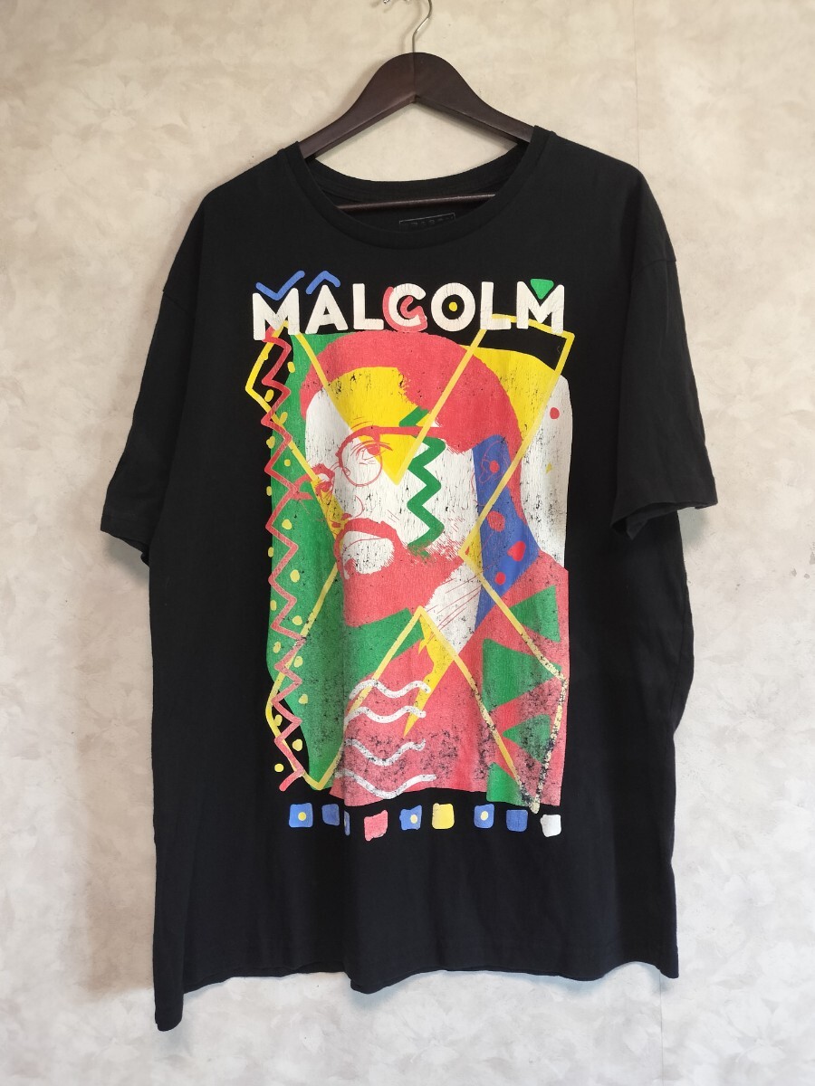 レア マルコムX Malcom X XL‐2XL相当 ヴィンテージT 半袖 Tシャツ 拍卖