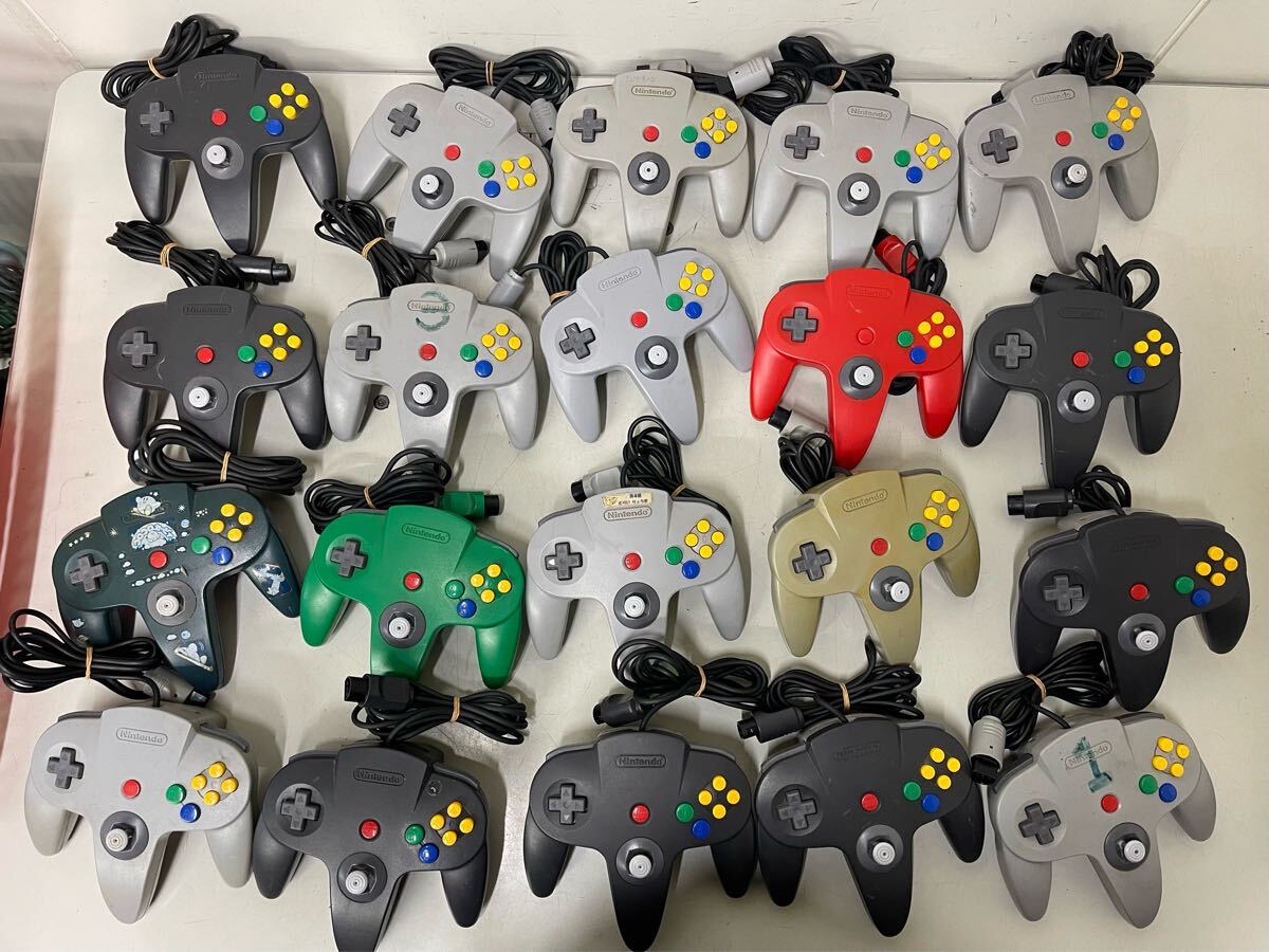B876 任天堂 Nintendo ニンテンドー64 N64 コントローラー 20点セット拍卖