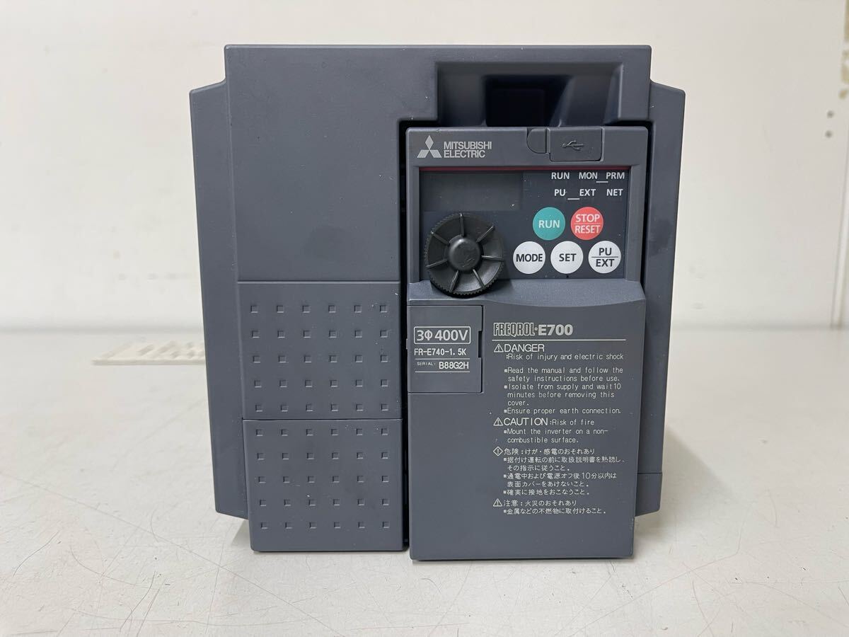 B890 ☆MITSUBISHI/三菱 インバーター E700 FR-E740-1.5K 未使用拍卖