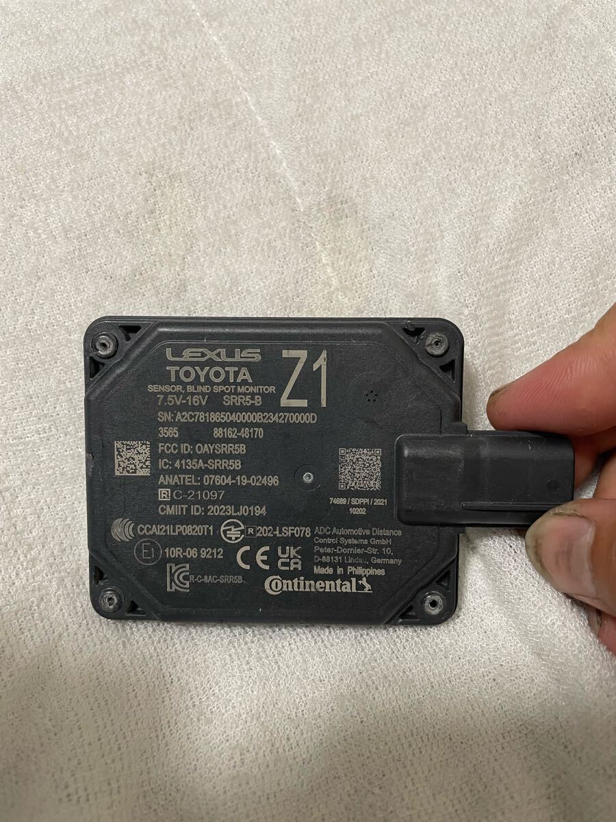 ★トヨタ TOYOTA プリウス 6AA-MXWH60 純正 BSM ブラインドスポットモニター 88162-48170 センサー拍卖