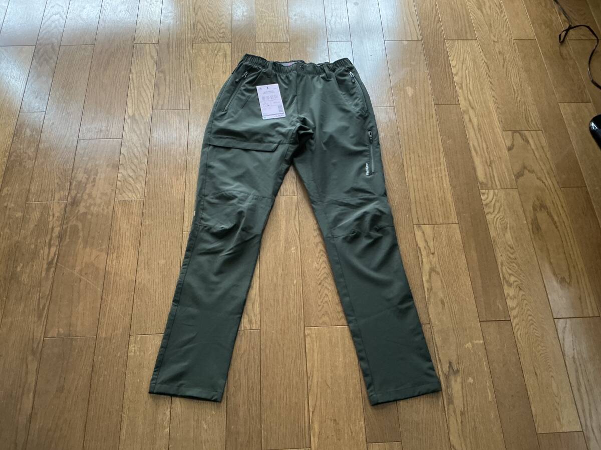 ワークマン エアロストレッチ クライミングパンツ ディープグリーン L レディース 拍卖