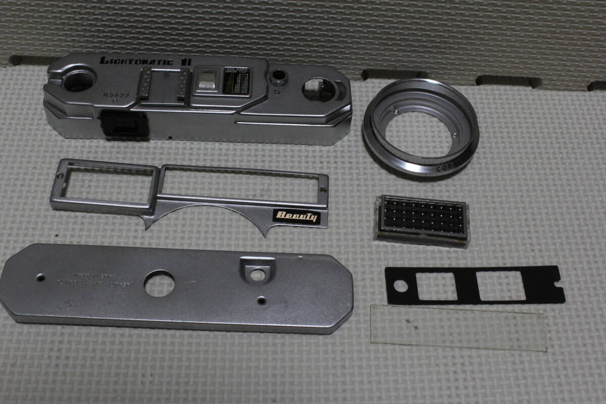 【コレクター放出品 ジャンク】ビューティカメラ ビューティ ライトマチックII 軍艦部 底板他 修理部品 太陽堂光機拍卖