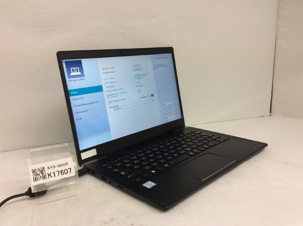 ジャンク/ TOSHIBA dynabook G83/M PG83MMJ4GL7AD21 Intel Core i5-8350U メモリ8.19GB ストレージ無し 【K17607】拍卖