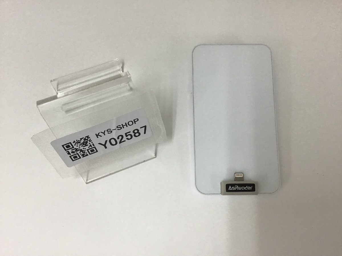 【ジャンク扱い】AsReader ASR-010D iPhone / iPod touch用 ケース型 バーコードリーダー【Y02587】※充電ケーブル、ケース欠品拍卖