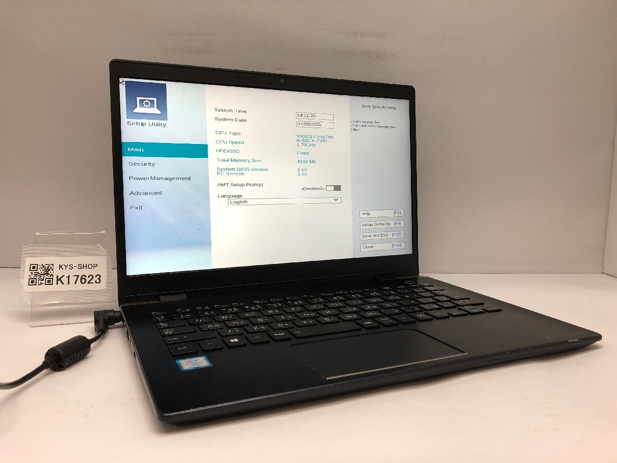 ジャンク/ TOSHIBA dynabook G83/M PG83MMJ4GL7AD21 Intel Core i5-8350U メモリ8.19GB ストレージ無し 【K17623】拍卖