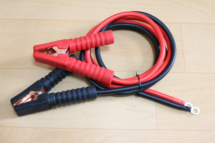 インバーター用 バッテリーケーブル クリップ付き 8SQ/1m拍卖