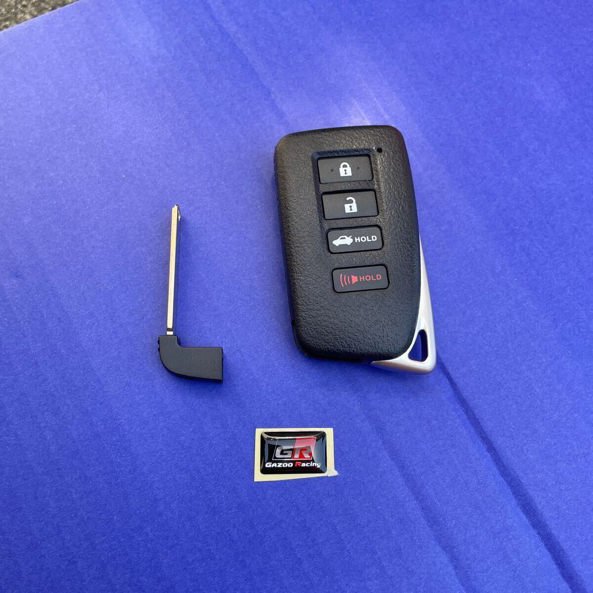 LEXUS レクサス IS RC NX RX 等に スマートキーカバー 社外品 4ボタン 3ボタンにも エマージェンシーボタン付き GR GAZOO 北米仕様拍卖