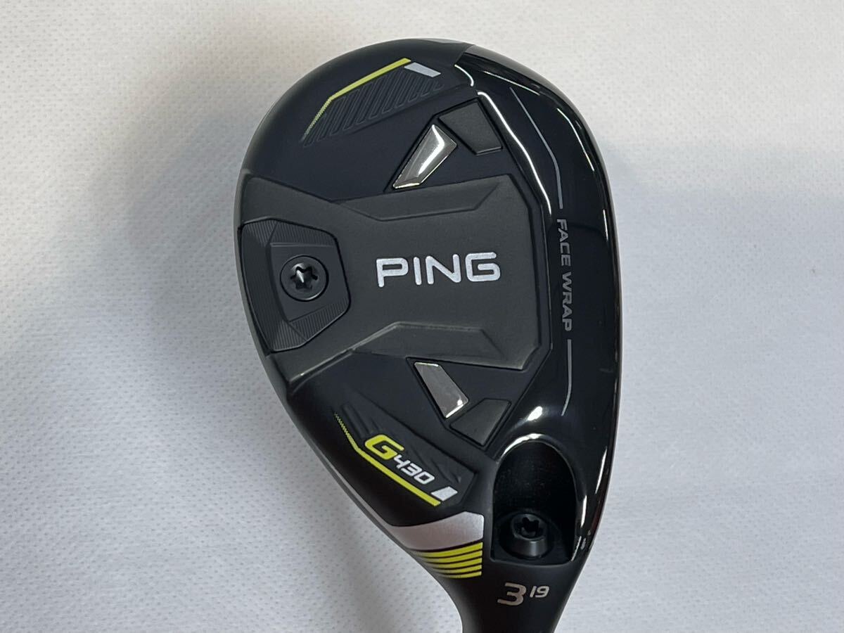 本州のみ送料無料◇UT◇ピン◇G430◇ALTJ J CB BLACK◇19度◇SR◇40.75in◇341g◇カバーあり拍卖