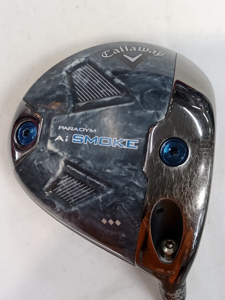 本州のみ送料無料◇即決価格◇1W◇キャロウェイ◇PARADYM Ai SMOKE◆◆◆◇ディアマナZF60◇9度◇X◇45.75in◇318g◇カバーなし拍卖