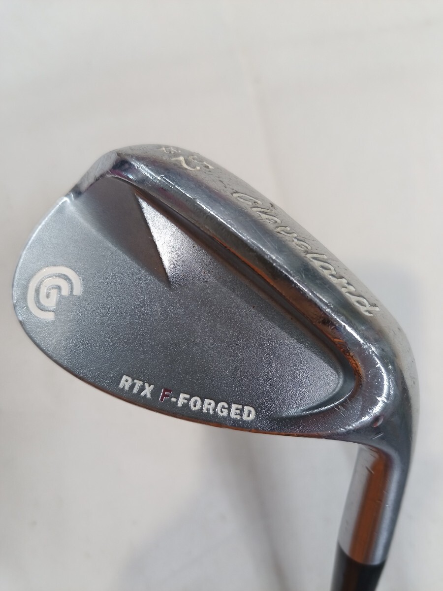 本州のみ送料無料◇即決価格◇ウェッジ◇クリーブランド◇RTX F-FORGED◇Miyazaki WG-60◇52度◇WEDGE◇34.5in◇410g拍卖