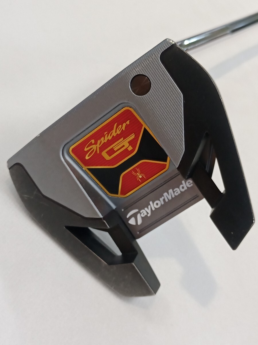 本州のみ送料無料◇即決価格◇パター◇テーラーメイド◇Spider GT SILVER SINGLE BEND◇オリジナルスチール◇34in◇552g◇カバーあり拍卖