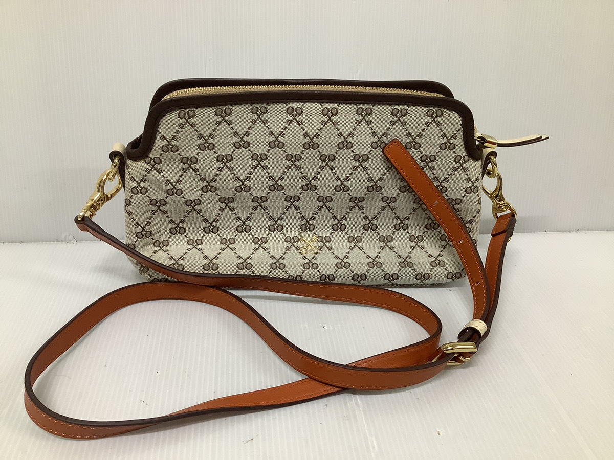 1468 美品 SAZABY サザビー ショルダーバック モノグラム拍卖