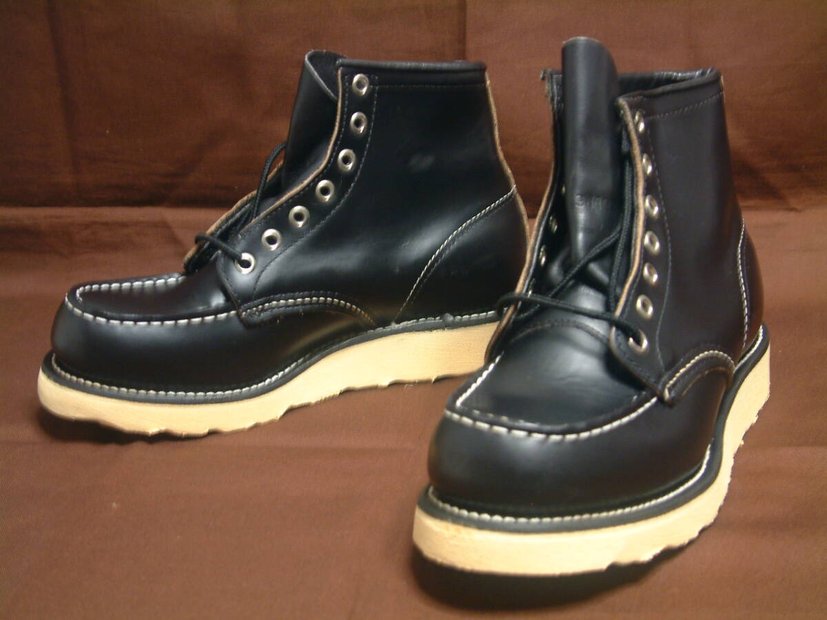 ●4 1/2E 8130 旧刺繍製羽タグ レッドウイング モックトゥ Red Wing Shoes Irish Setter Boot Made in U.S.A 拍卖