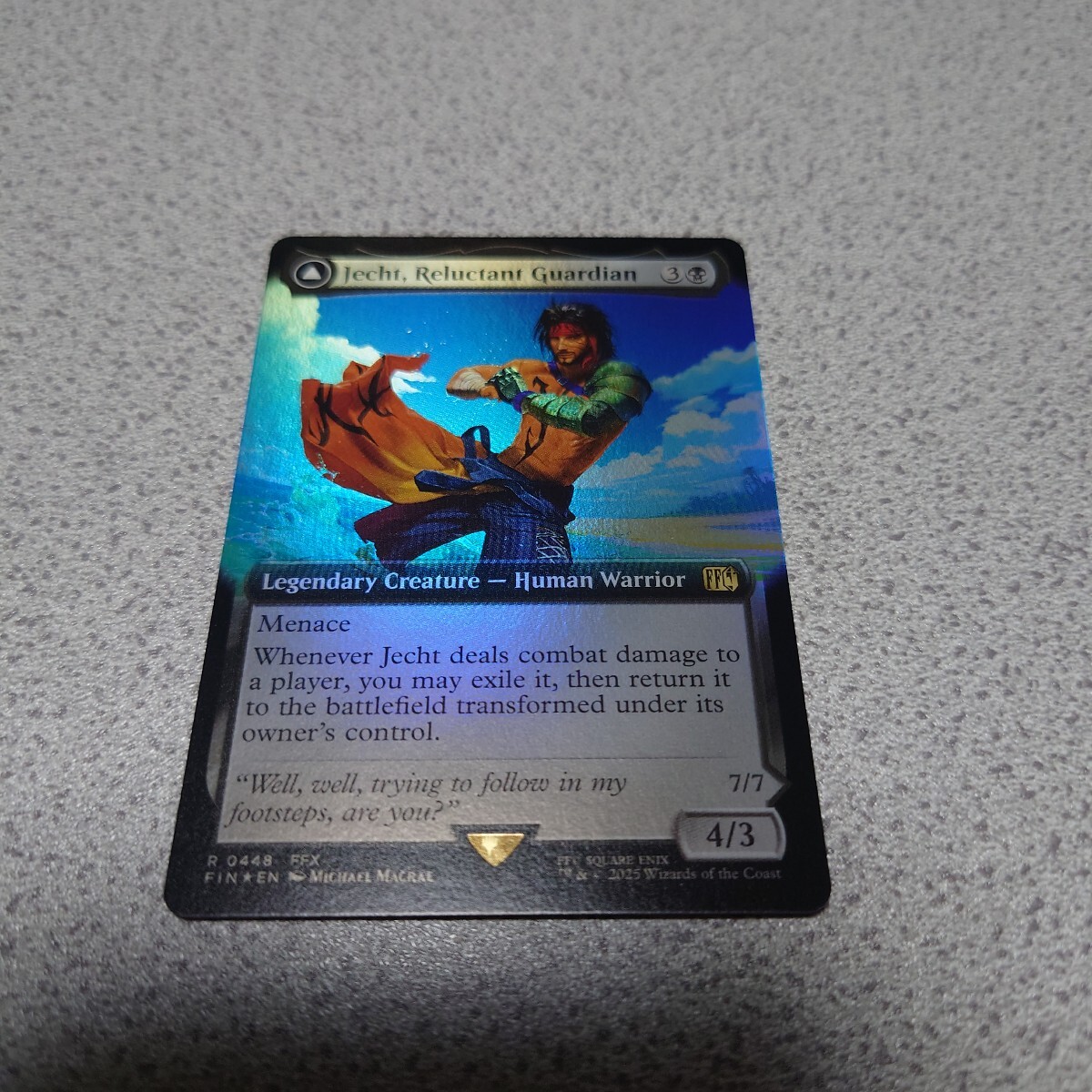 MTG FIN 幻のガード、ジェクト 英語foil 一枚 拡張アート ファイナルファンタジー Final Fantasy 即決拍卖