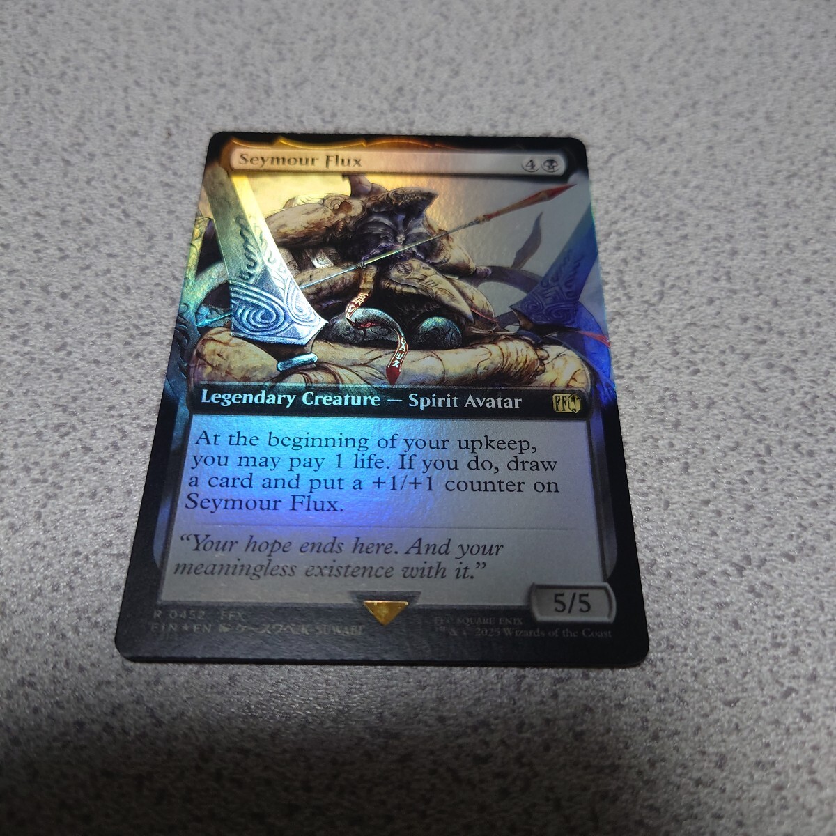 MTG FIN シーモア:終異体 英語foil 一枚 拡張アート ファイナルファンタジー Final Fantasy 即決拍卖