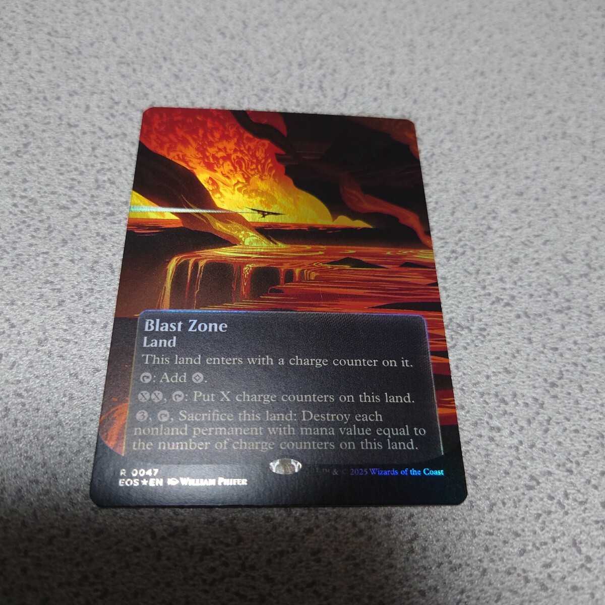 MTG EOE 爆発域 英語foil 一枚 久遠の終端 ボーダーレス Poster EOS 即決拍卖