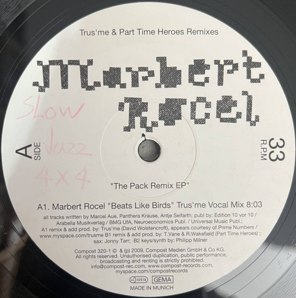 Marbert Rocel - The Pack Remix EP拍卖