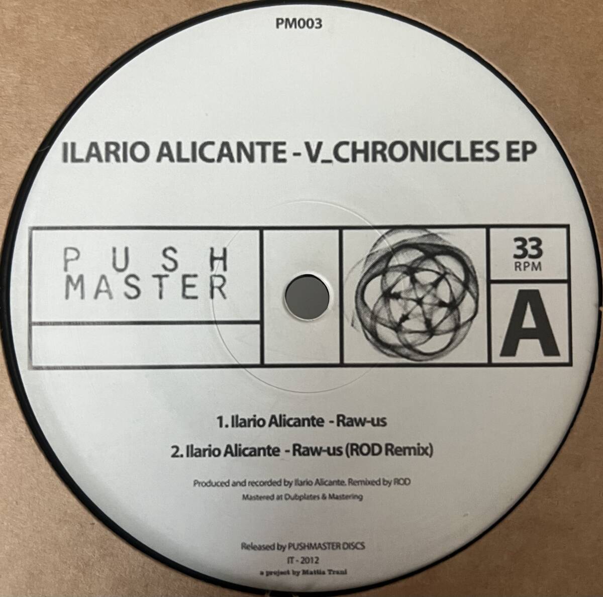 Ilario Alicante - V_Chronicles EP拍卖