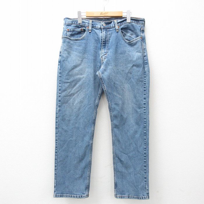 W36/古着 リーバイス Levis 559 ジーンズ メンズ 紺 ネイビー デニム 25jul02 中古 ボトムス ジーパン Gパン ロング パンツ拍卖
