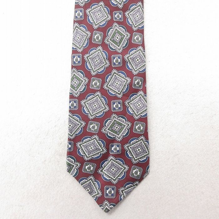 中古 IZOD ネクタイ 00s シルク エンジ 25jul01拍卖