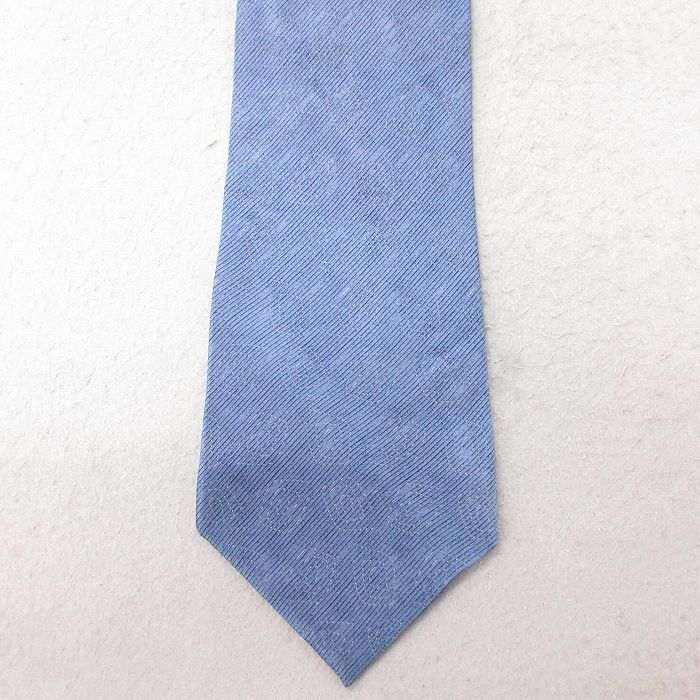 中古 ペリーエリス ネクタイ シルク 薄紺 ネイビー 25jun30拍卖