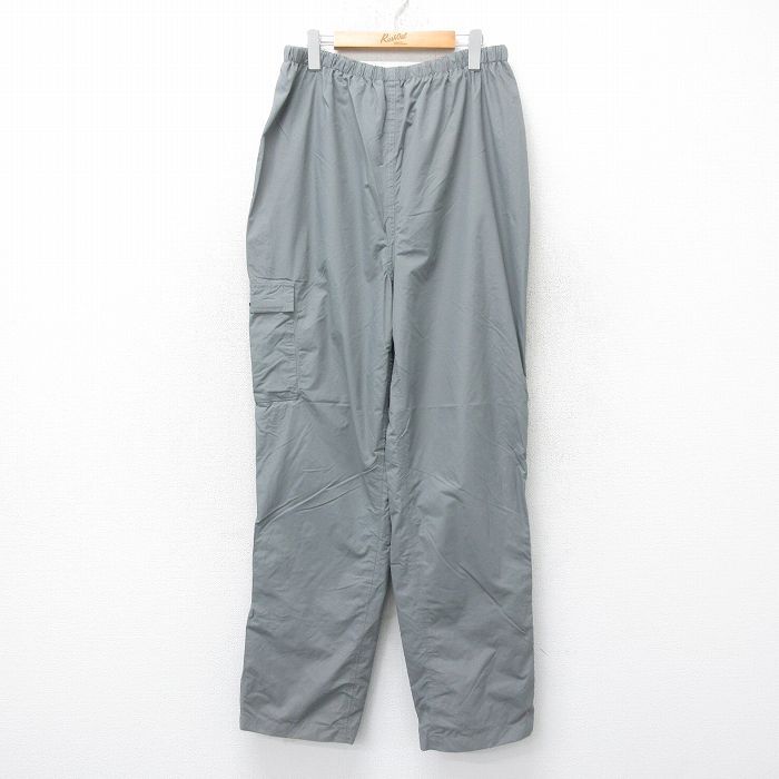 W33/古着 ナイロン パンツ メンズ STEARNS グレー 内側メッシュ 25jul14 中古 ボトムス ロング拍卖