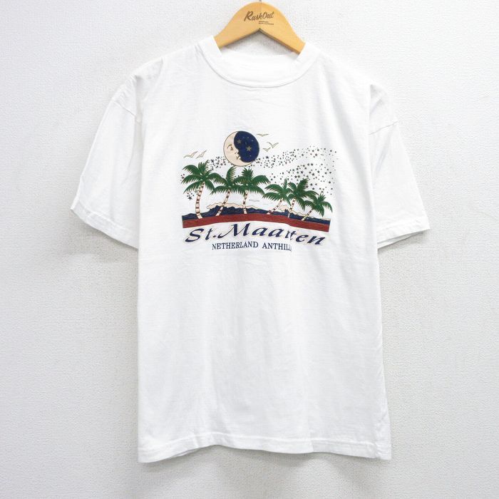 XL/古着 半袖 ビンテージ Tシャツ メンズ 00s St Maarten コットン クルーネック 白 ホワイト 25jul17 中古拍卖