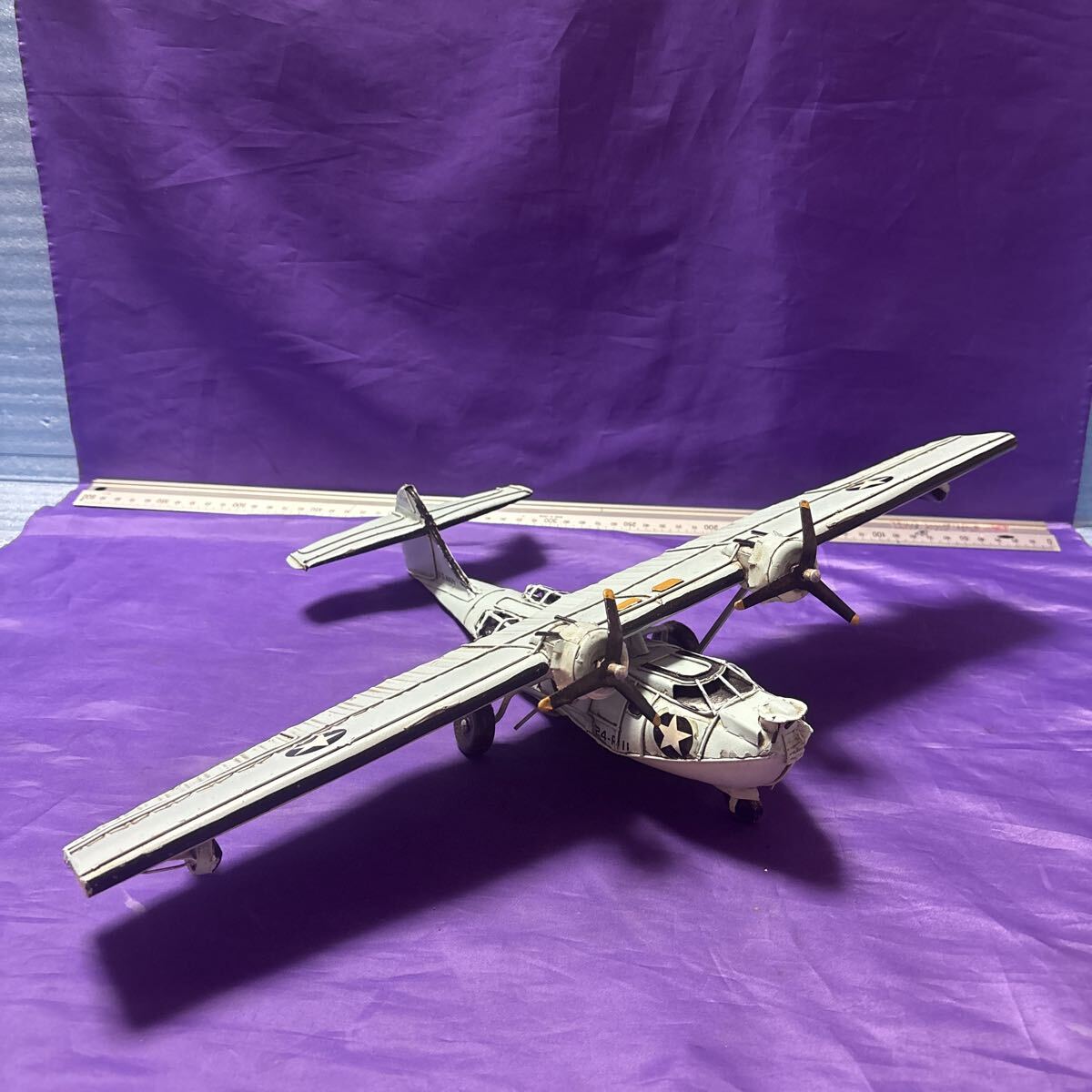 ブリキのおもちゃ ヴィンテージ PBY カタリナ 水上飛行機 モデル コレクション 拍卖