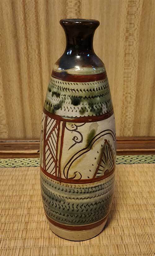 花瓶 一輪挿し 花瓶高さ約23cm 陶器 セラミック 花器 フラワーベース 昭和拍卖