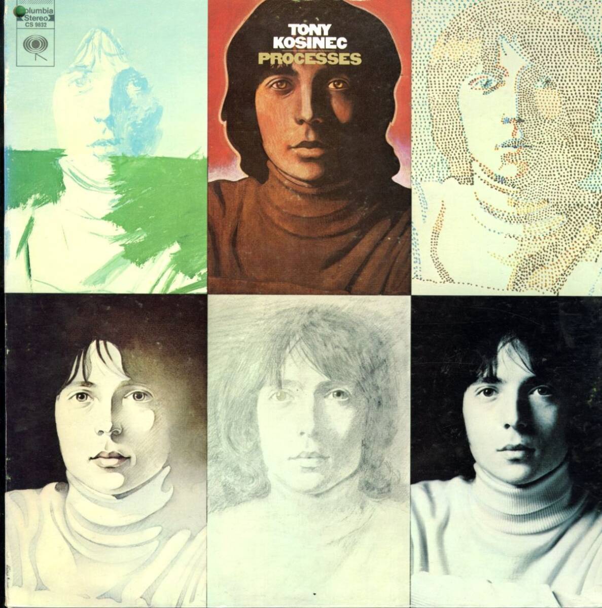 USオリジLP!2EYEラベル Tony Kosinec / Processes 69年【Columbia / CS 9832】トニー・コジネク SSW ロック デビュー作 Rock シンガー拍卖