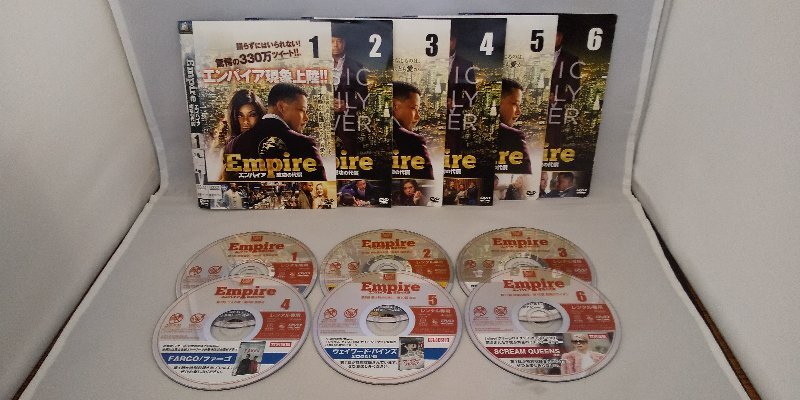 090-3437 送料無料 Empire エンパイア 成功の代償 シーズン1 全6巻 ジャケットとディスクのみ レンタル版拍卖
