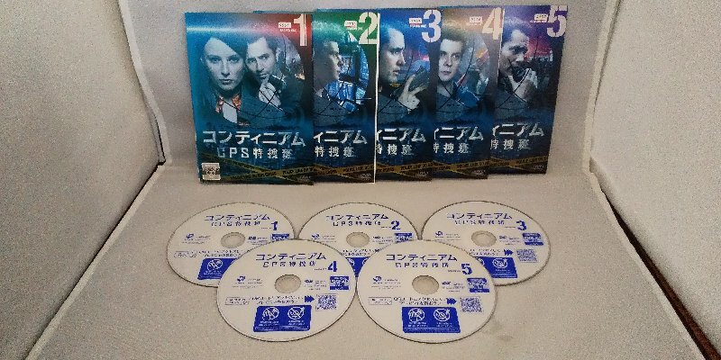 090-3489 送料無料 コンティニアム CPS特捜班 全5巻 ジャケットとディスクのみ レンタル版拍卖