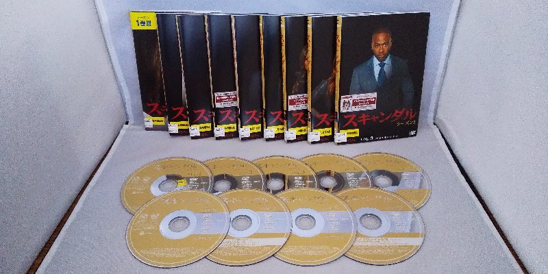 090-3531 送料無料 スキャンダル シーズン3 全9巻 ジャケットとディスクのみ レンタル版拍卖