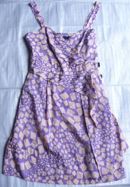 マークバイマークジェイコブス☆綿シルクのキャミソールワンピース★2★7号★ 小さいサイズ★MARC BY MARC JACOBS拍卖