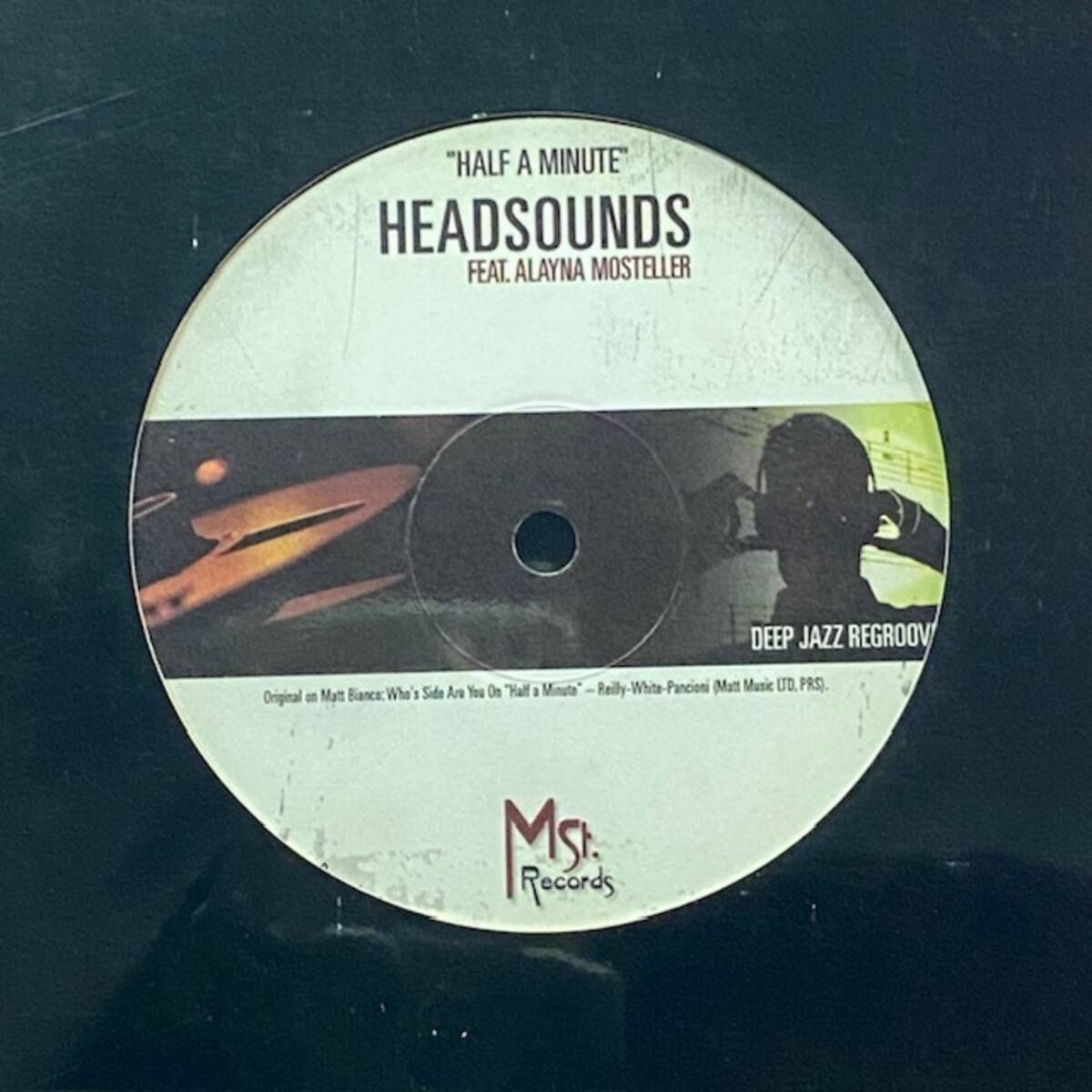 ★Headsounds Feat. Alayna Mosteller - Half A Minute(★盤面ほぼ良品!)拍卖