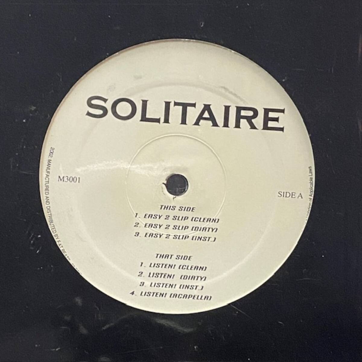 ★Solitair - Easy 2 Slip / Listen!(★盤面ほぼ良品!)拍卖