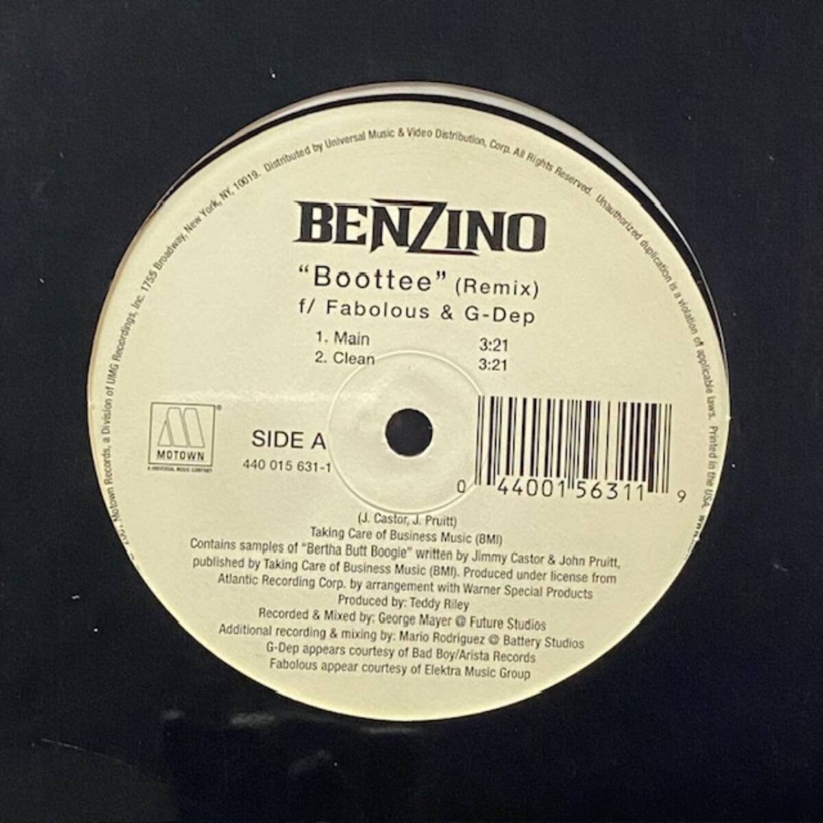★Benzino - Boottee (Remix)(★盤面ほぼ良品!)拍卖