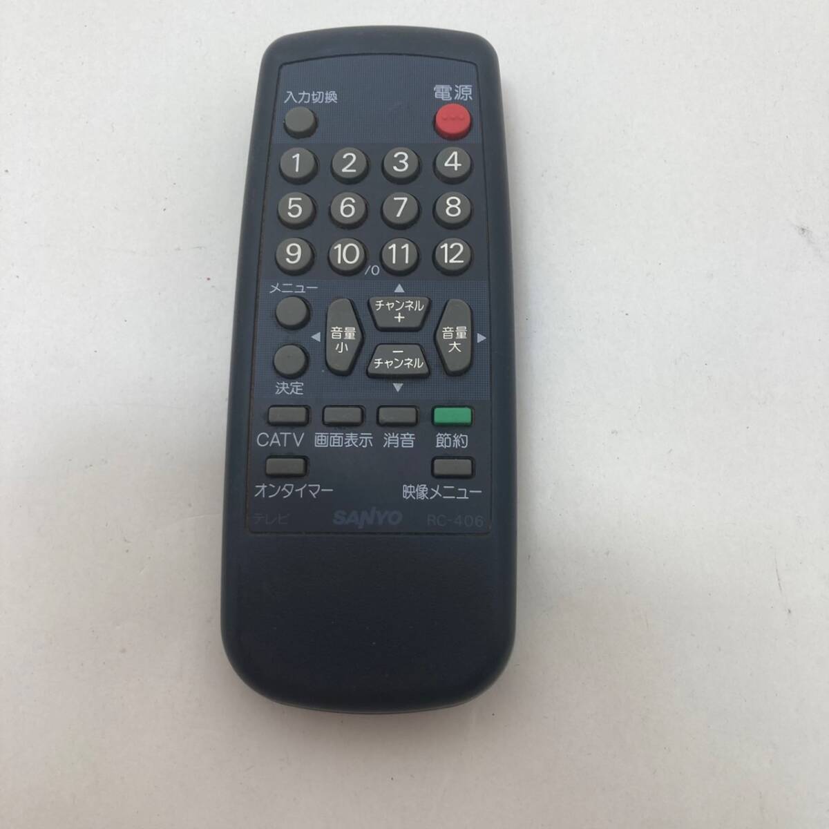 【サンヨー 純正 リモコン 16Z17】動作保証 即日発送 RC-406 テレビリモコン拍卖