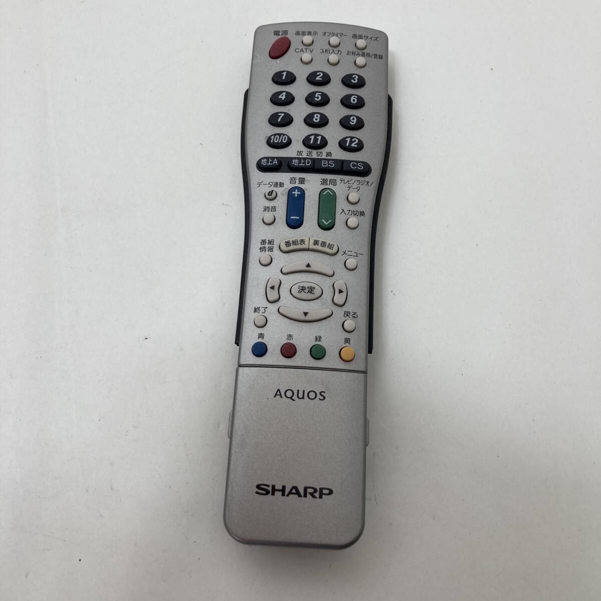【シャープ 純正 リモコン 18A01】動作保証 即日発送 GA434WJSA テレビ用 LC-20SX5/LC-20AX6拍卖