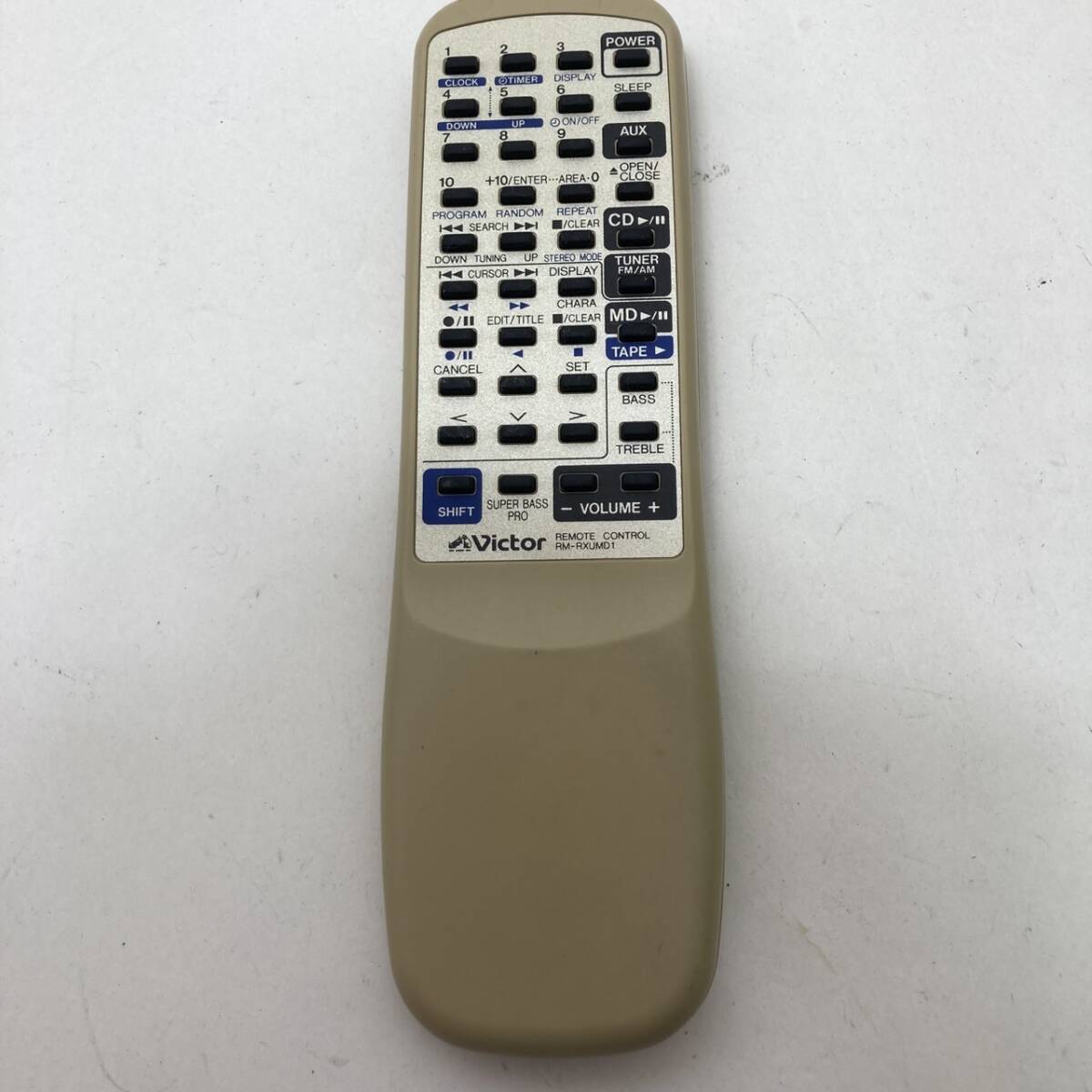 【ビクター 純正 リモコン 18G19】動作保証 即日発送 RM-RXUMD1 オーディオリモコン UX-MD1用拍卖
